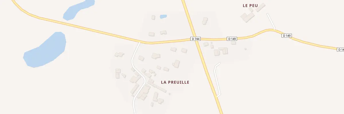Plan du 3 La Preuille Montigny à La Forêt-sur-Sèvre