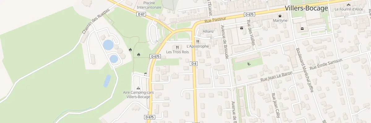 Plan du 2 Rue d’Aunay à Villers-Bocage