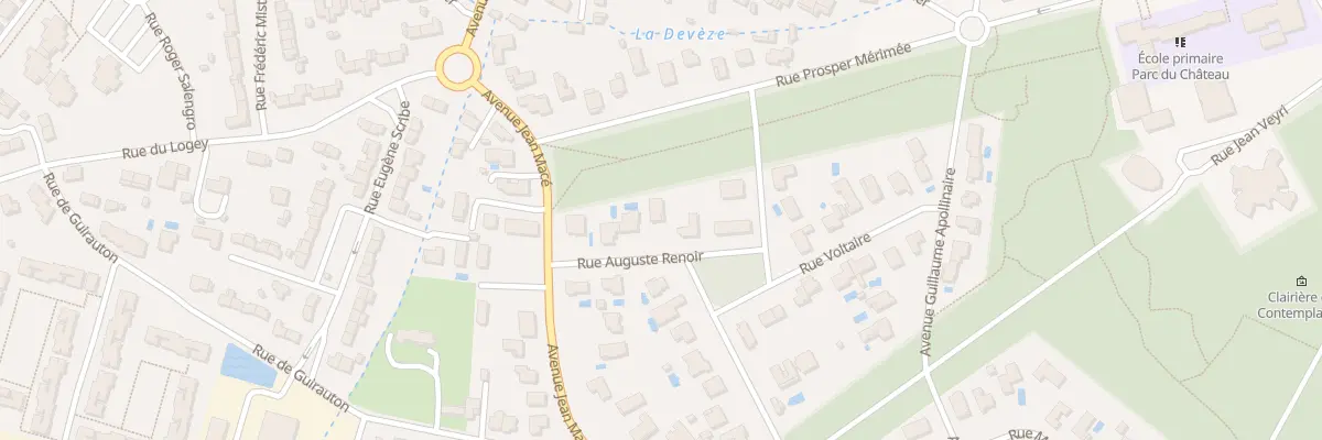 Plan du 13 Rue Auguste Renoir à Mérignac