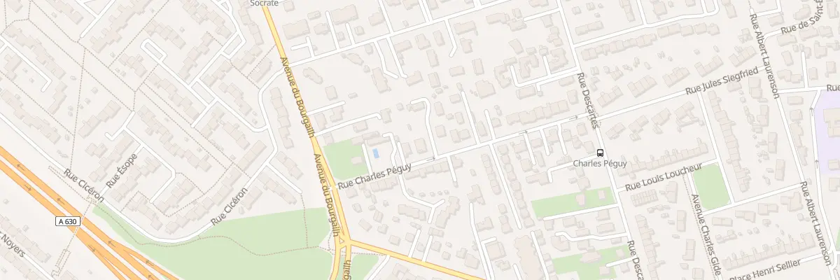 Plan du 22 Rue Charles Péguy à Pessac