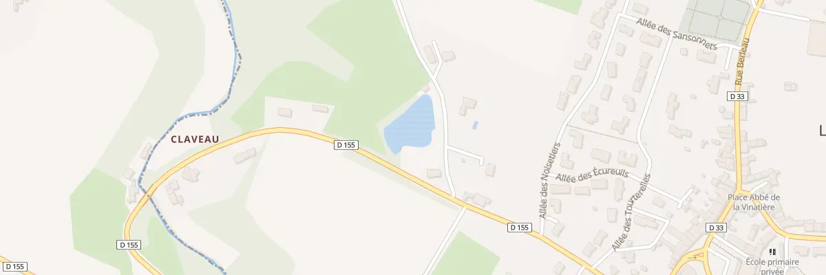Plan du 5254 La Chapelle au Pin