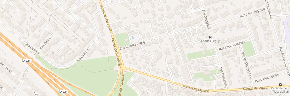 Plan du 27 Rue Charles Péguy à Pessac