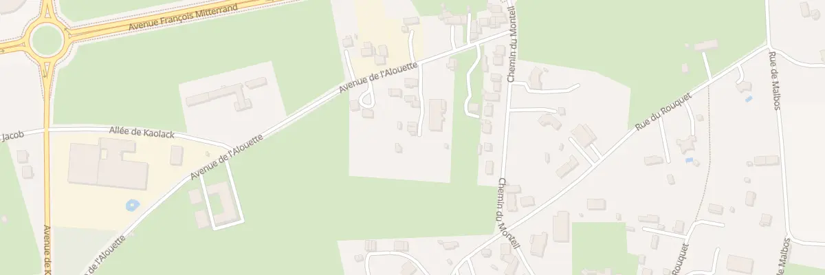 Plan du 114 Av de l’Alouette à Mérignac