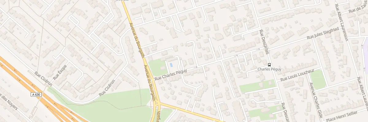 Plan du 24 Rue Charles Péguy à Pessac
