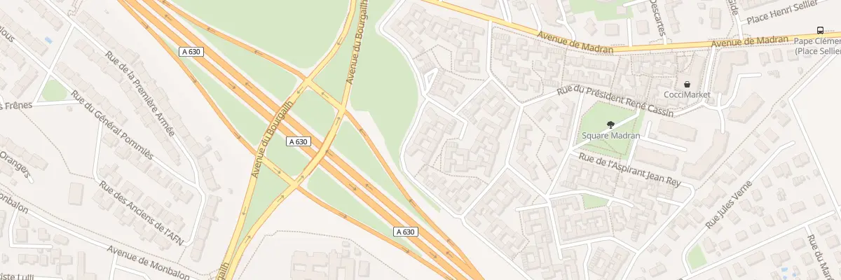 Plan du 50 Rue du Cap Felix Jacquemet à Pessac