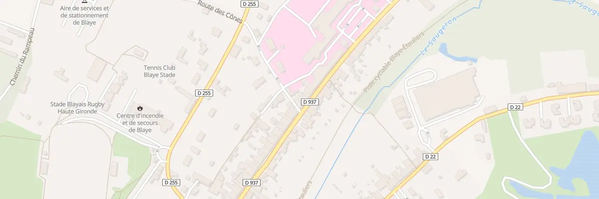 Plan du 83 Rue de l’Hôpital à Blaye