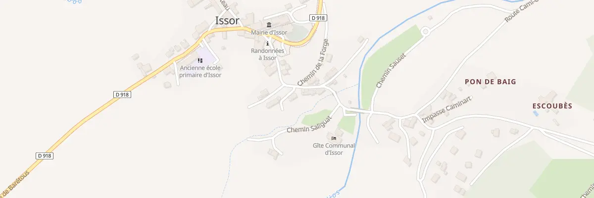 Plan du 15 Che Jantet à Issor