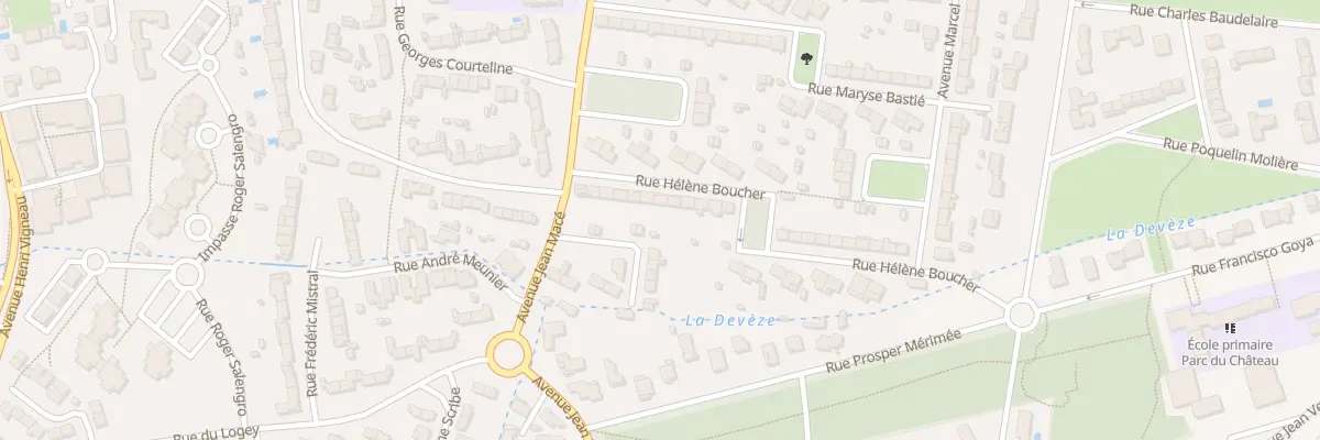Plan du 28 Rue Helene Boucher à Mérignac