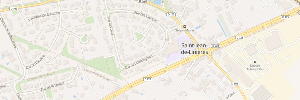 Plan du 8 Rue des Châtaigniers à Saint-Léger-de-Linières