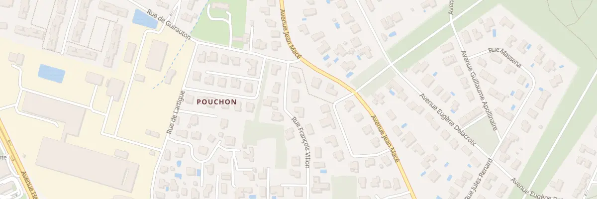 Plan du 4 Rue François Villon à Mérignac