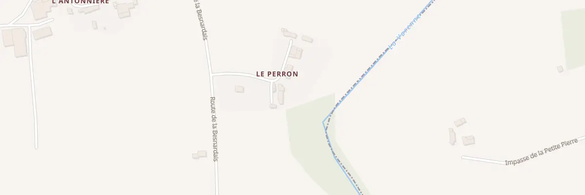 Plan du 8 Che du Perron à Soucé