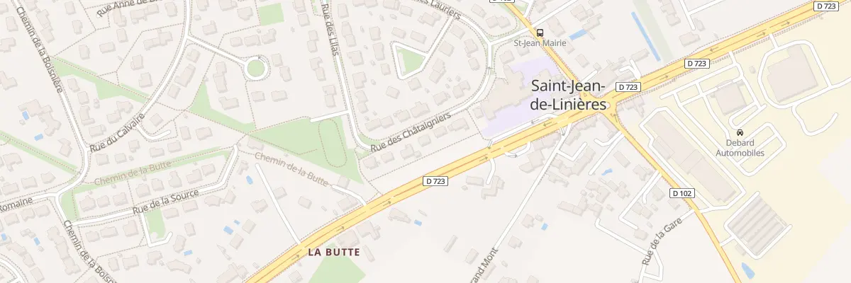Plan du 5 Rue des Châtaigniers à Saint-Léger-de-Linières