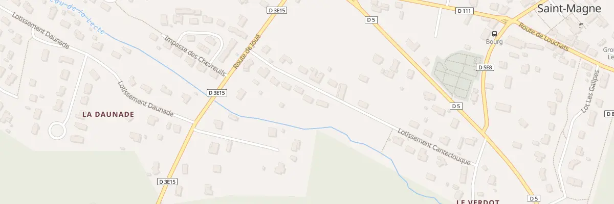 Plan du 6 Lot Champs du Bourg Ouest à Saint-Magne