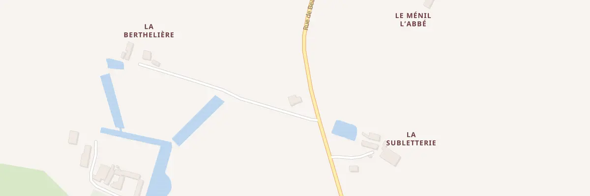 Plan du 52 La Berthelière à Longuenée-en-Anjou