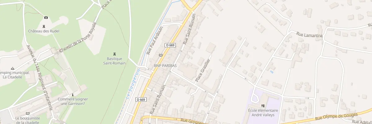 Plan du 32 Rue Saint-Romain à Blaye