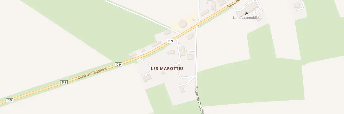 Plan du 39 Rte de Caumont l’Evente à Hottot-les-Bagues