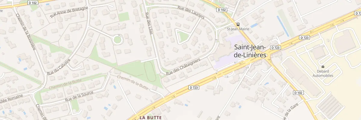 Plan du 12 Rue des Châtaigniers à Saint-Léger-de-Linières
