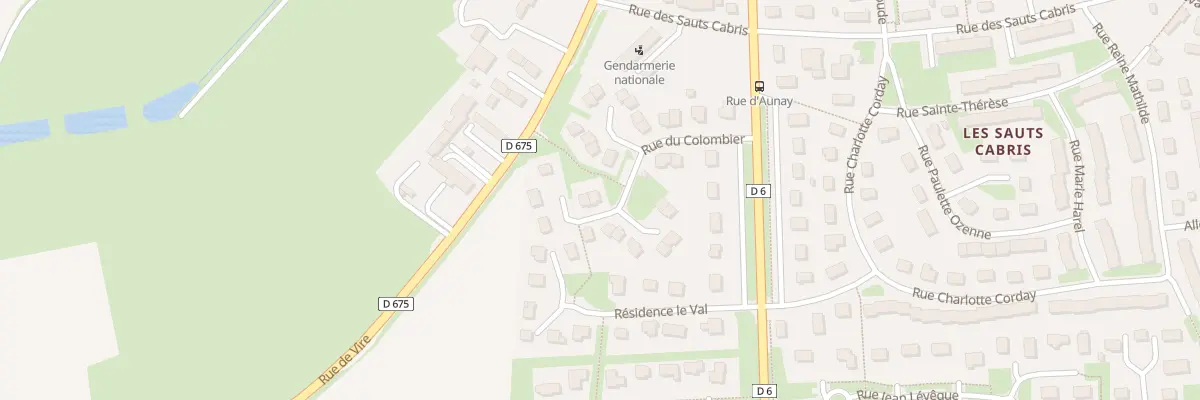Plan du 26 Rue du Colombier à Villers-Bocage