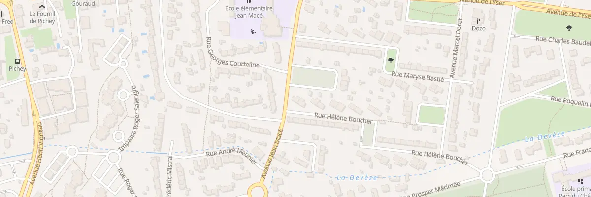 Plan du 39 Rue Helene Boucher à Mérignac
