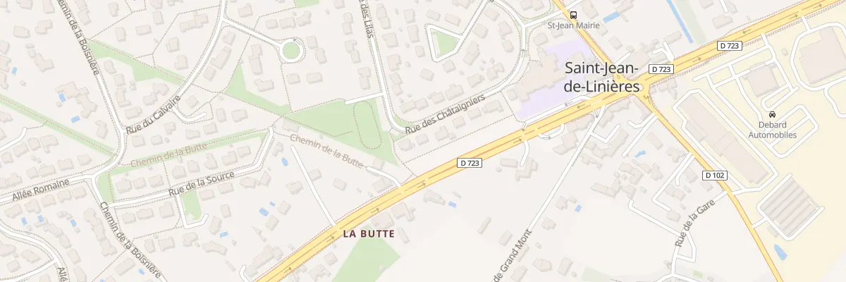 Plan du 9 Rue des Châtaigniers à Saint-Léger-de-Linières