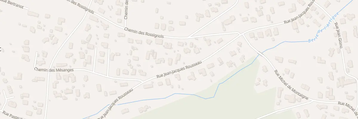 Plan du 357 Rue Jean-jacques Rousseau au Pian-Médoc
