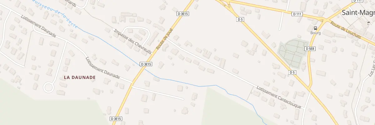 Plan du 8 Lot Champs du Bourg Ouest à Saint-Magne