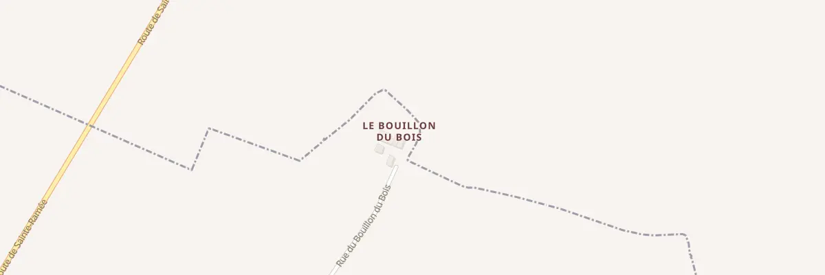 Plan du 3 Rue du Bouillon du Bois à Sainte-Ramée