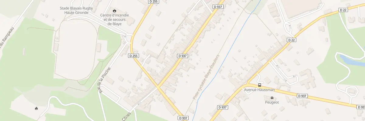 Plan du 40 Rue de l’Hôpital à Blaye
