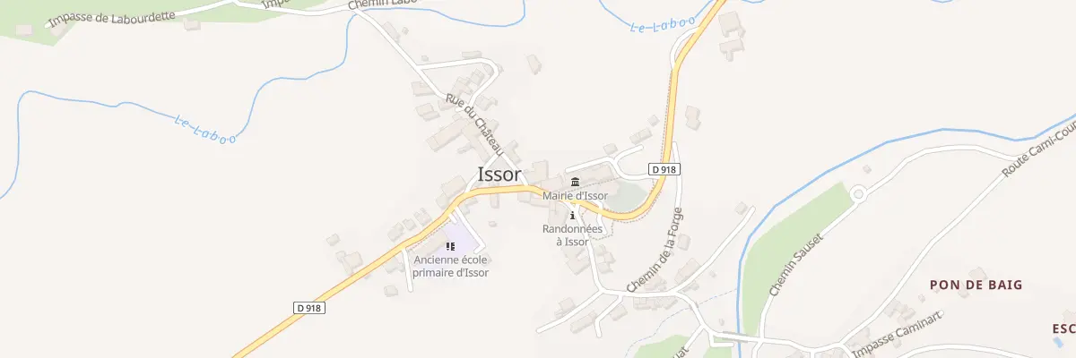 Plan du 5031 L’Eglise à Issor