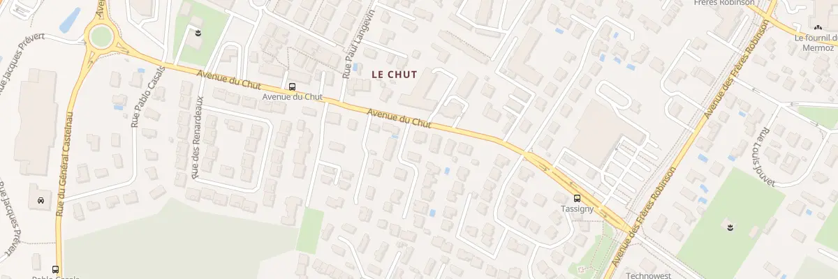 Plan du 9012 Av du Chut à Mérignac
