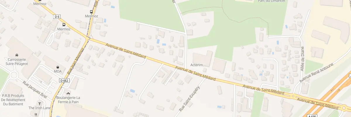 Plan du 241 Av de Saint-Medard à Eysines