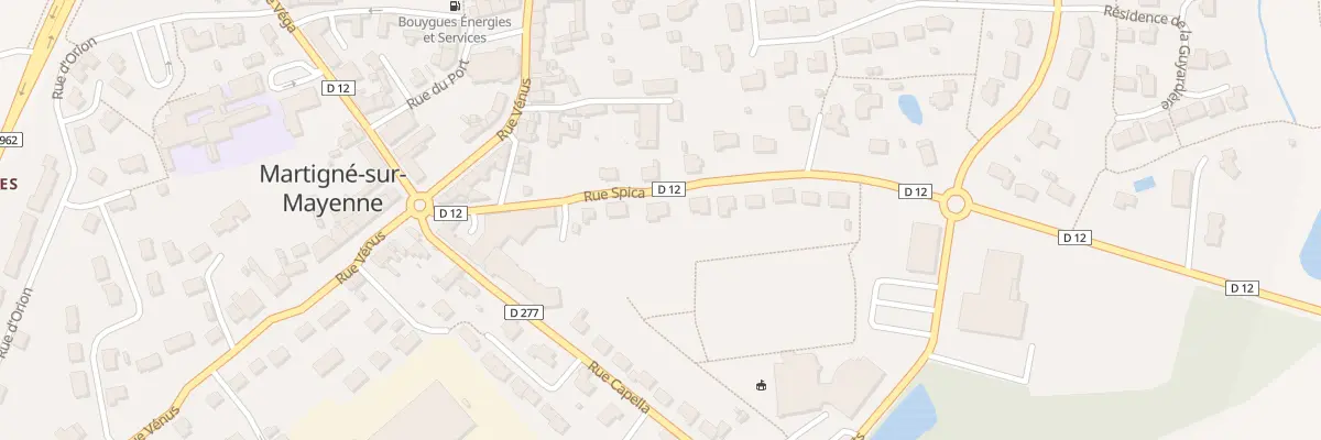 Plan du 8 Rue Spica à Martigné-sur-Mayenne