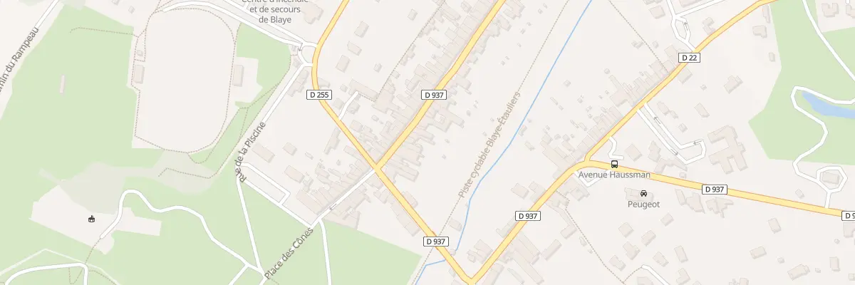 Plan du 30 Rue de l’Hôpital à Blaye