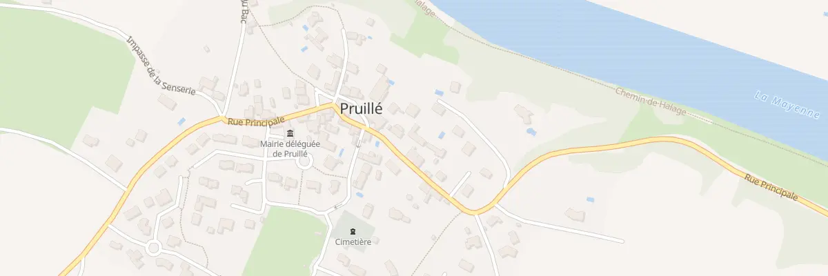 Plan du 11 Rue Principale à Longuenée-en-Anjou