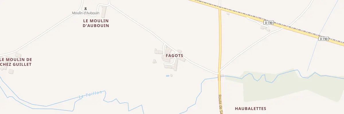 Plan du 5076 Fagots à Sainte-Ramée