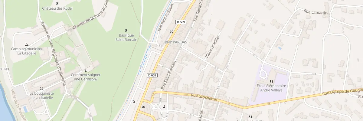Plan du 24 Rue Saint-Romain à Blaye