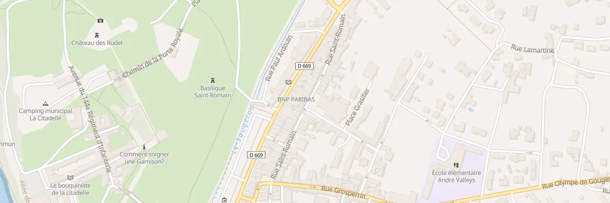 Plan du 33 Rue Saint-Romain à Blaye