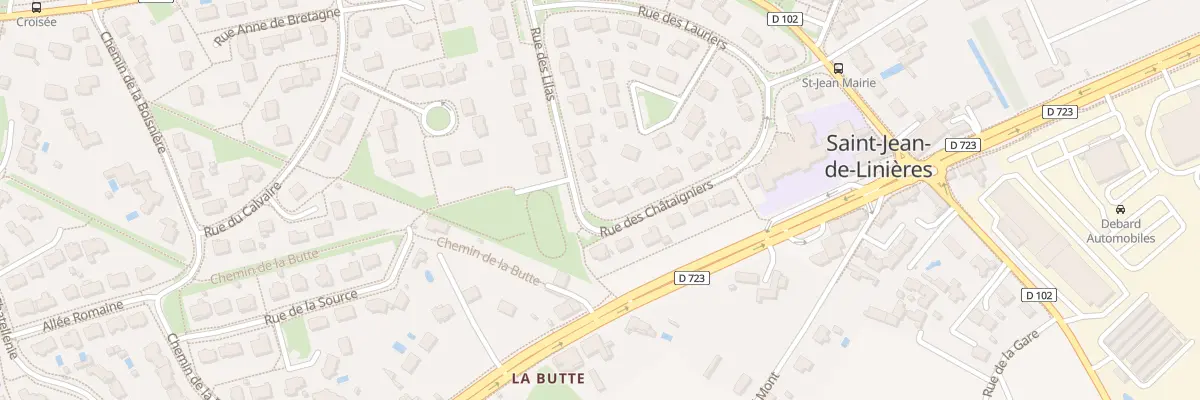 Plan du 16 Rue des Châtaigniers à Saint-Léger-de-Linières
