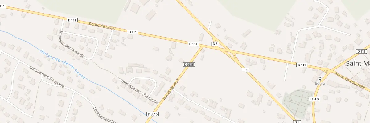 Plan du 1T Rte de Joué à Saint-Magne