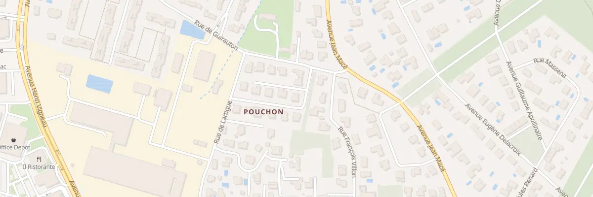 Plan du 5 Rue Georges Brassens à Mérignac