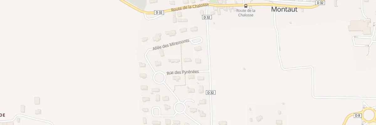 Plan du 1 Rue des Pyrénées à Montaut