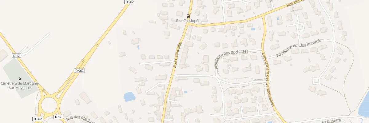 Plan du 34 Rue de Cassiopee à Martigné-sur-Mayenne