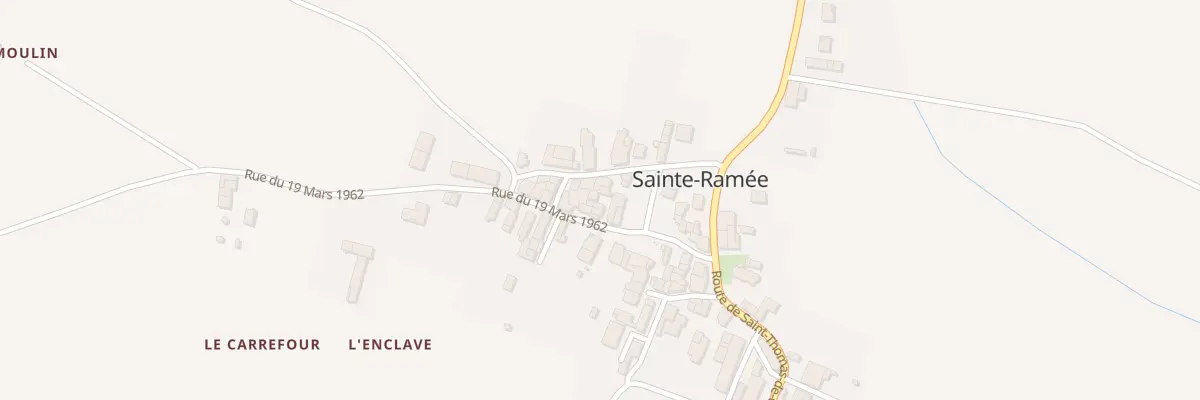 Plan du 5002 Le Bourg Sud à Sainte-Ramée