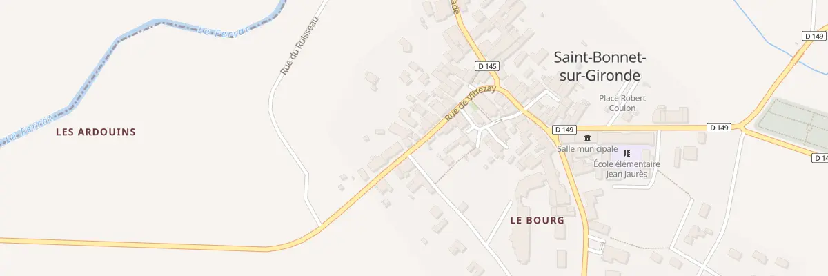 Plan du 22 Rue de Vitrezay à Saint-Bonnet-sur-Gironde
