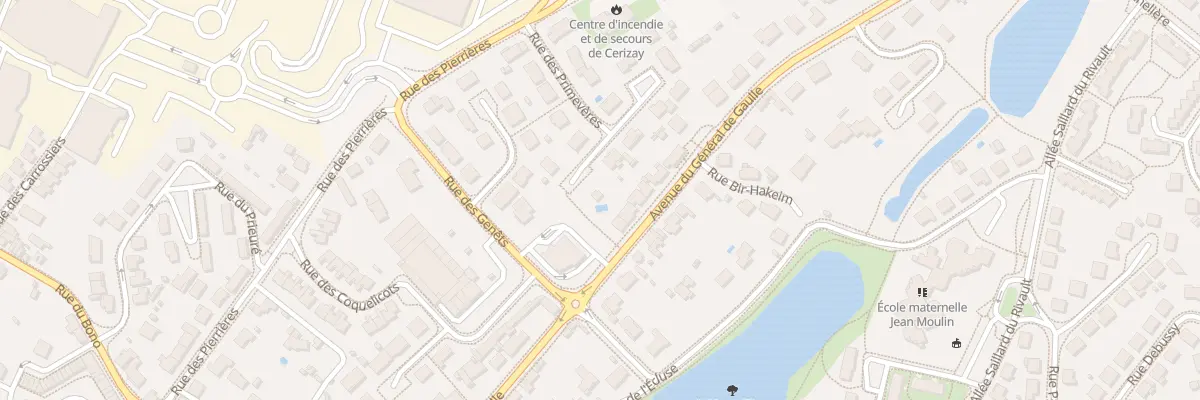 Plan du 97 Av du Gen de Gaulle à Cerizay