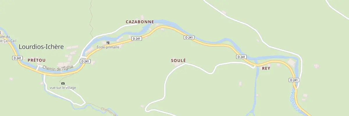 Plan du 426 Che Canaou à Lourdios-Ichère