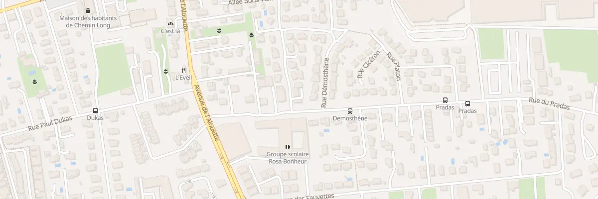 Plan du 107 Rue du Pradas à Mérignac