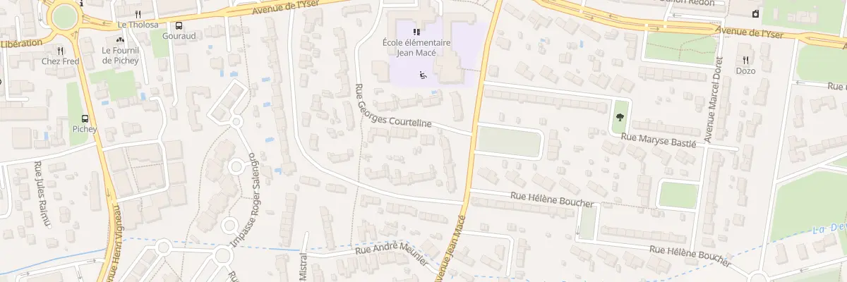 Plan du 31 Rue Georges Courteline à Mérignac