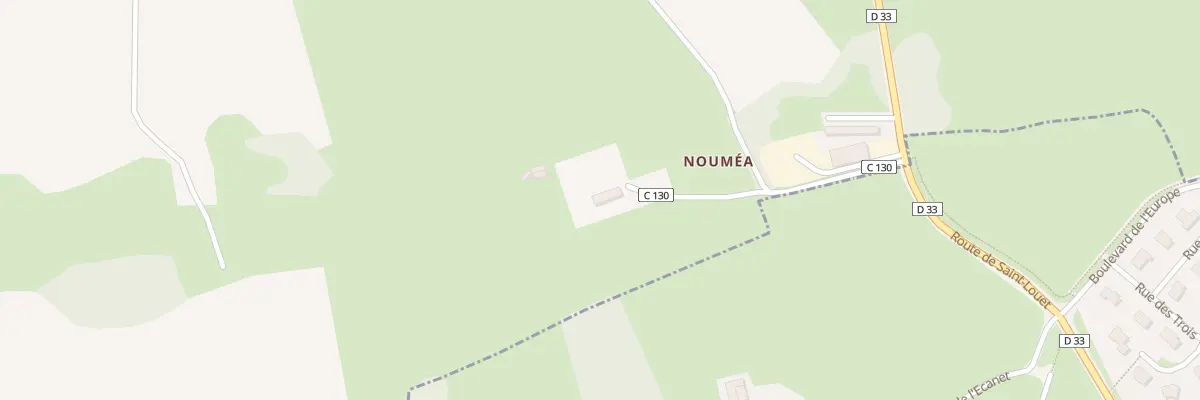 Plan du 2 Imp de Nouméa à Villy-Bocage