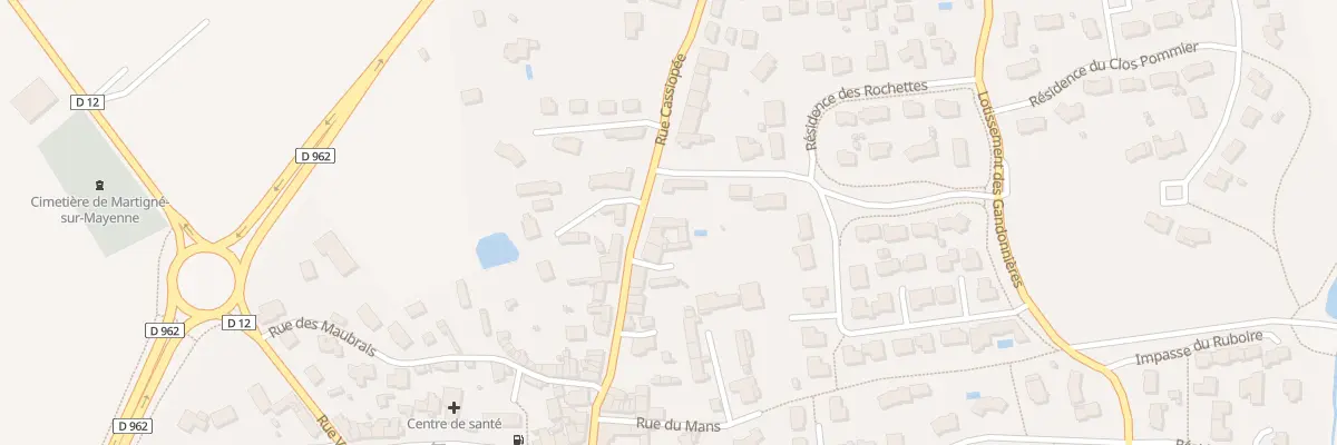 Plan du 24 Rue de Cassiopee à Martigné-sur-Mayenne